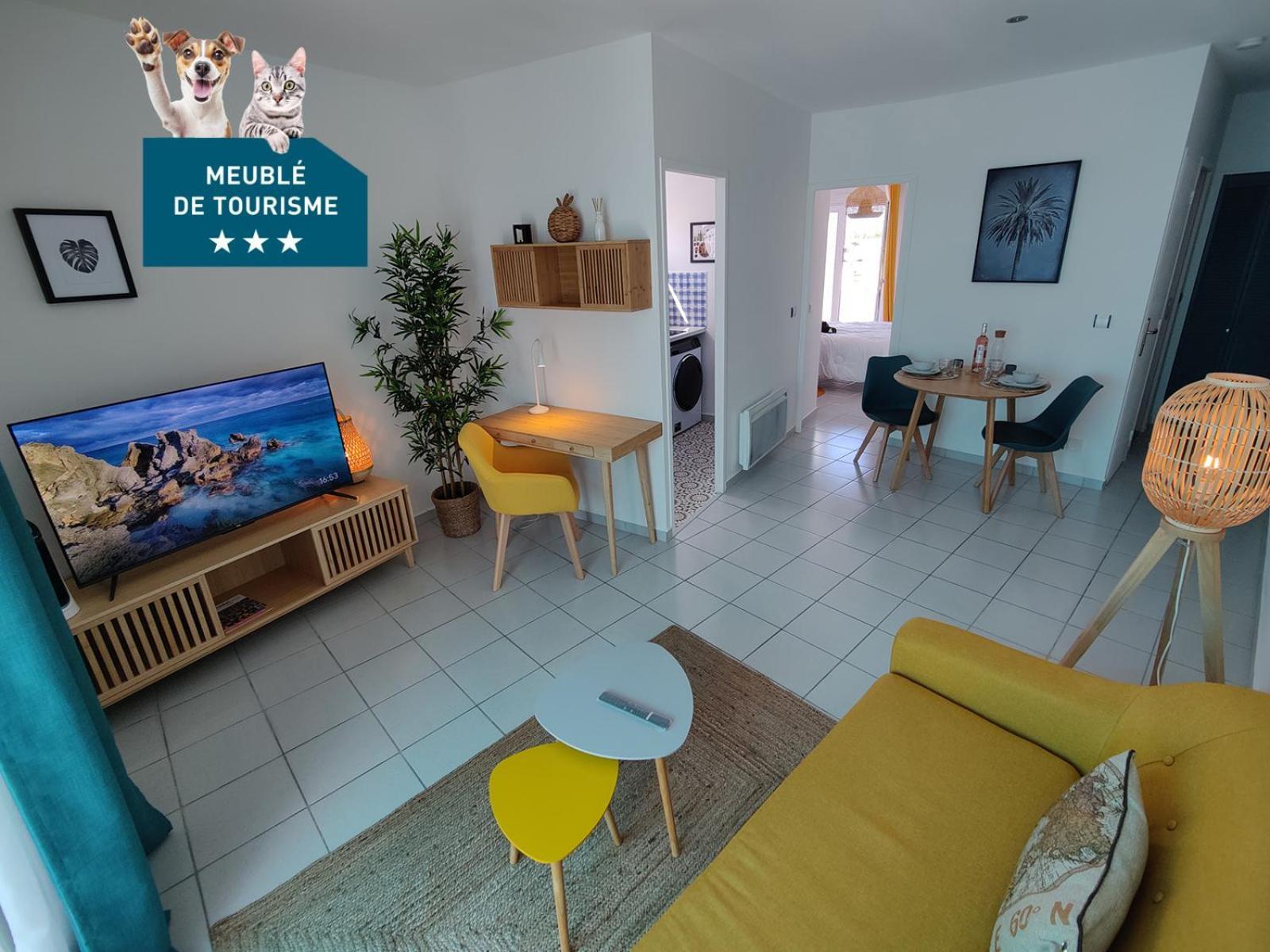 Superbe Cocon 3 Etoiles -plein Sud- Parking- Proche Village Et Plages Holiday home *